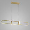 Pendant lamp Lux Cerrila 31.2w – modern pendant lamp in gold and steel