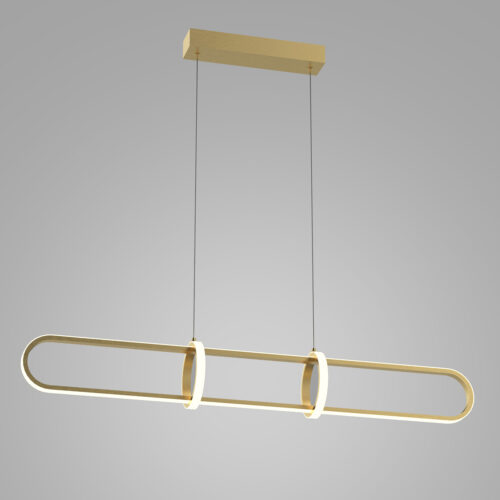 Pendant lamp Lux Cerrila 31.2w – modern pendant lamp in gold and steel