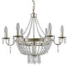 Pendant lamp Lux Cortina – modern pendant lamp in champagne and steel