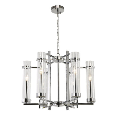 Pendant lamp Lux Aspen 40w – modern pendant lamp in chrome and steel