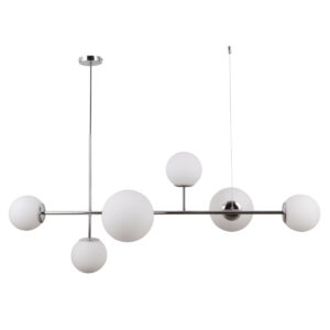Pendant lamp Lux Vailante 5w – modern pendant lamp in chrome and steel