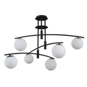 Pendant lamp Lux Senai – modern pendant lamp in black