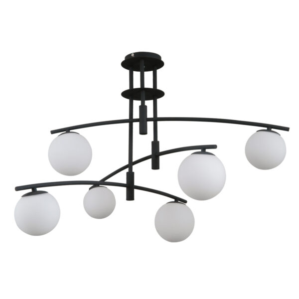 Pendant lamp Lux Senai – modern pendant lamp in black