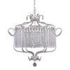 Pendant lamp Lux Rinaldo 40w – modern pendant lamp in champagne silver and steel