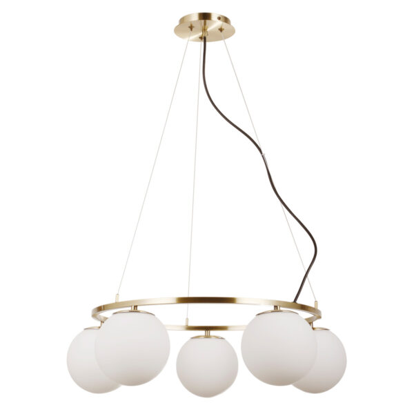 Pendant lamp Lux Larosa – modern pendant lamp in antique bronze and steel