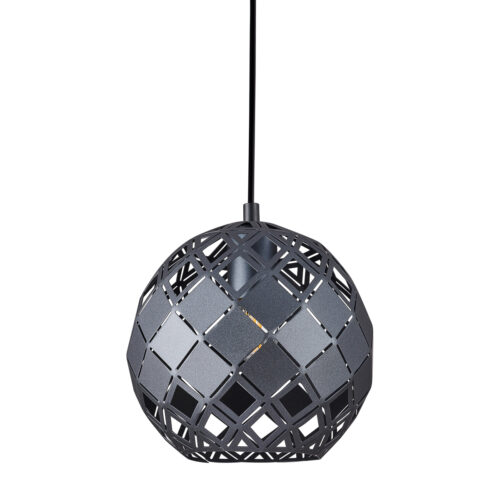 Pendant lamp Lux Paulela – modern pendant lamp in black and steel