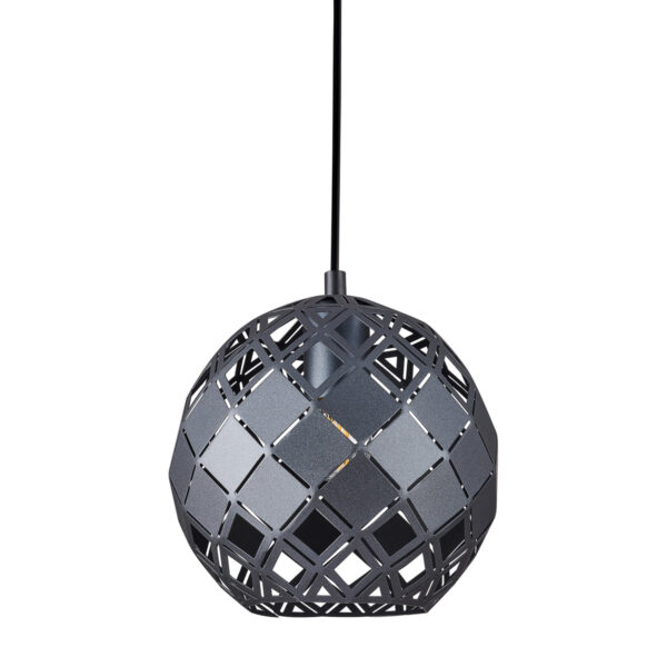 Pendant lamp Lux Paulela – modern pendant lamp in black and steel