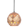 Pendant lamp Lux Paulela – modern pendant lamp in gold and steel
