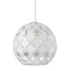 Pendant lamp Lux Paulela 40w – modern pendant lamp in white and steel
