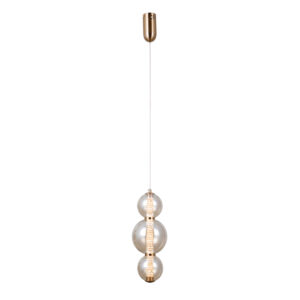 Pendant lamp Lux Butero – modern pendant lamp in gold and aluminum
