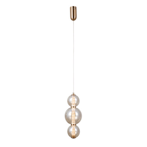 Pendant lamp Lux Butero – modern pendant lamp in gold and aluminum