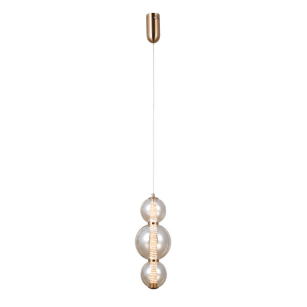 Pendant lamp Lux Butero – modern pendant lamp in gold and aluminum