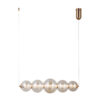 Pendant lamp Lux Butero 18w – modern pendant lamp in gold and aluminum