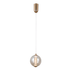 Pendant lamp Lux Butero – modern pendant lamp in gold and aluminum