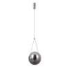 Pendant lamp Lux Rastia – modern pendant lamp in chrome and steel