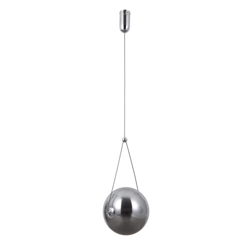 Pendant lamp Lux Rastia – modern pendant lamp in chrome and steel