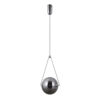 Pendant lamp Lux Rastia – modern pendant lamp in chrome and aluminum