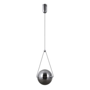 Pendant lamp Lux Rastia – modern pendant lamp in chrome and aluminum
