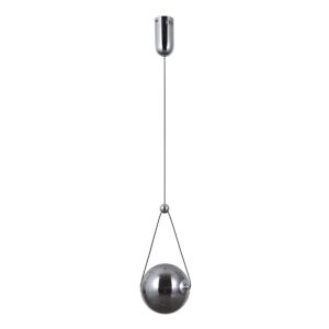 Pendant lamp Lux Rastia – modern pendant lamp in chrome and aluminum