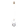 Pendant lamp Lux Rastia 6w – modern pendant lamp in gold and aluminum