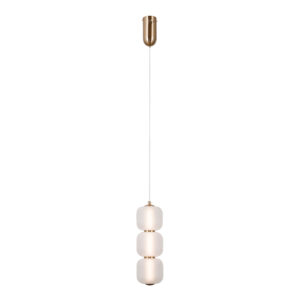 Pendant lamp Lux Ganti – modern pendant lamp in gold and aluminum