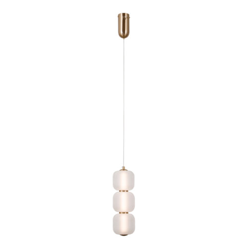 Pendant lamp Lux Ganti – modern pendant lamp in gold and aluminum