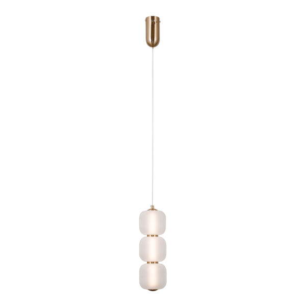 Pendant lamp Lux Ganti – modern pendant lamp in gold and aluminum