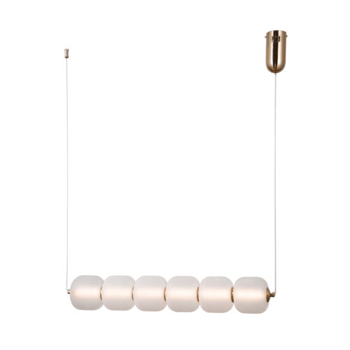 Pendant lamp Lux Ganti 15w – modern pendant lamp in gold and aluminum