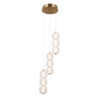 Pendant lamp Lux Ganti 20w – modern pendant lamp in gold and aluminum