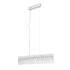 Pendant lamp Lux Nosta – modern pendant lamp in chrome and steel
