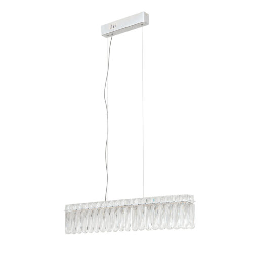 Pendant lamp Lux Nosta – modern pendant lamp in chrome and steel