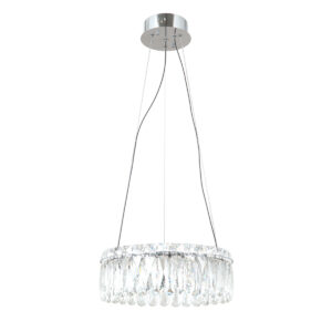 Pendant lamp Lux Nosta 24w – modern pendant lamp in chrome and steel