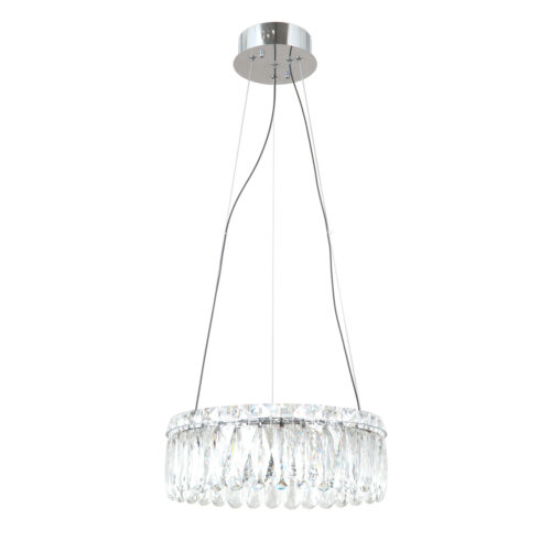 Pendant lamp Lux Nosta 24w – modern pendant lamp in chrome and steel