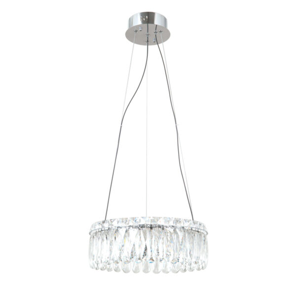 Pendant lamp Lux Nosta 24w – modern pendant lamp in chrome and steel