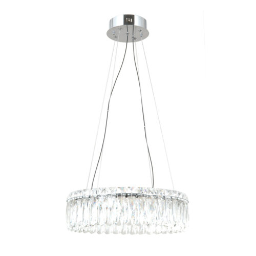 Pendant lamp Lux Nosta 36w – modern pendant lamp in chrome and steel