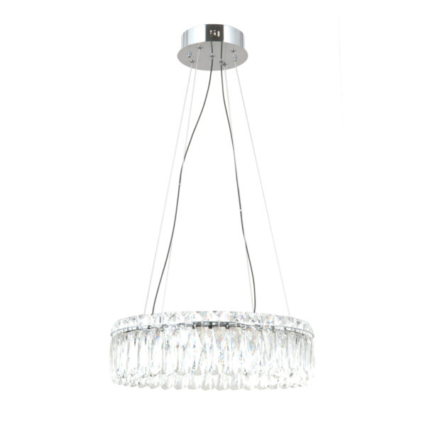 Pendant lamp Lux Nosta 36w – modern pendant lamp in chrome and steel
