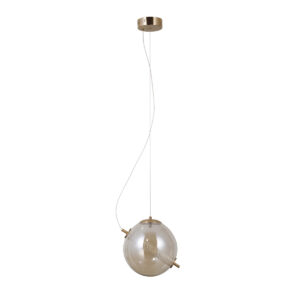 Pendant lamp Lux Nola – modern pendant lamp in gold and aluminum
