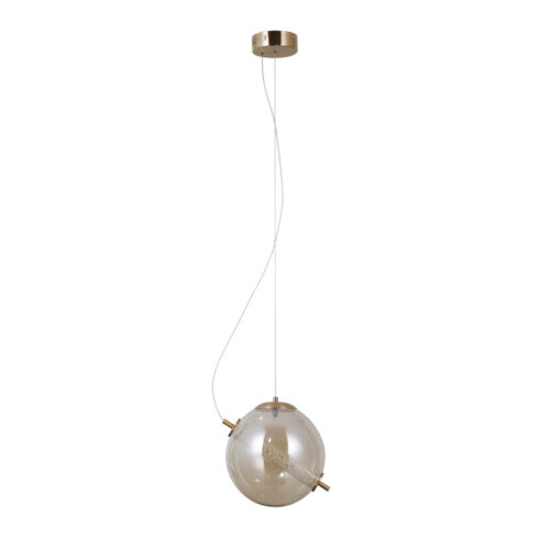 Pendant lamp Lux Nola – modern pendant lamp in gold and aluminum