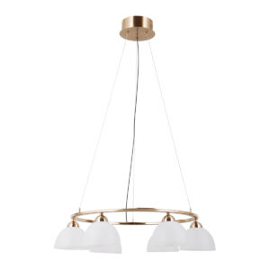 Pendant lamp Lux Montiela – modern pendant lamp in gold and aluminum