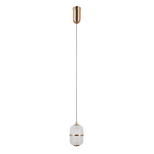 Pendant lamp Lux Alani – modern pendant lamp in gold and aluminum