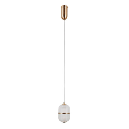 Pendant lamp Lux Alani – modern pendant lamp in gold and aluminum
