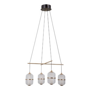 Pendant lamp Lux Alani – modern pendant lamp in matt black