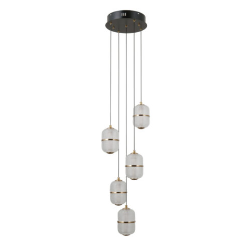 Pendant lamp Lux Alani – modern pendant lamp in matt black