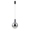 Pendant lamp Lux Strela – modern pendant lamp in matt black and steel