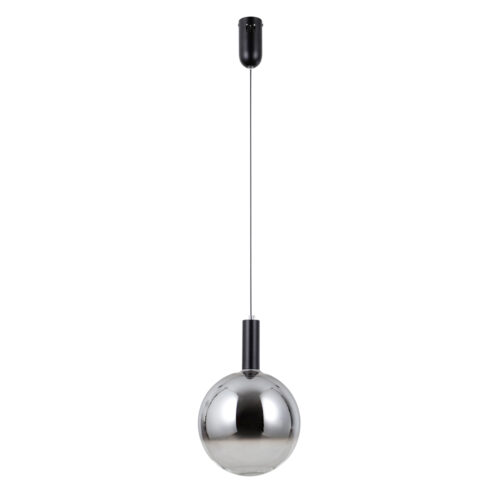 Pendant lamp Lux Strela – modern pendant lamp in matt black and steel