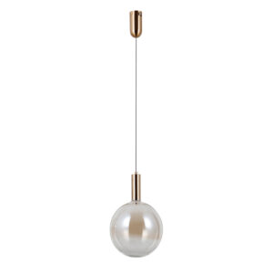 Pendant lamp Lux Strela – modern pendant lamp in gold and steel
