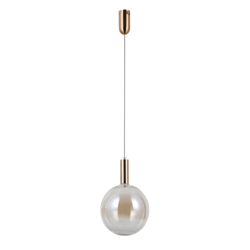 Pendant lamp Lux Strela – modern pendant lamp in gold and steel