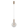 Pendant lamp Lux Strela 5w – modern pendant lamp in gold and steel