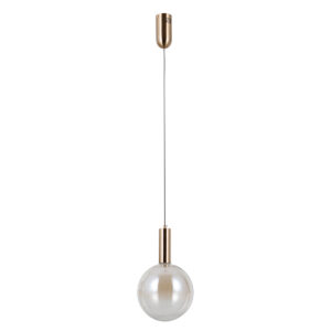 Pendant lamp Lux Strela 5w – modern pendant lamp in gold and steel