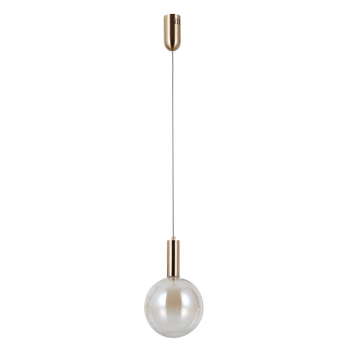 Pendant lamp Lux Strela 5w – modern pendant lamp in gold and steel